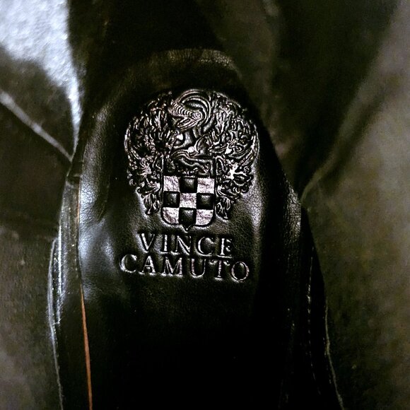 EUC VINCE CAMUTO Cow-Hair/Leather Leopard Print Davilla Booties Size 10 - Picture 6 of 7